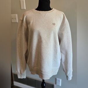 Izod Men's Cream Crewneck Sweater